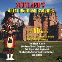 SCOTLANDS GREAT HIGHLAND BAGPIPES CD (Bagpipe Music)  