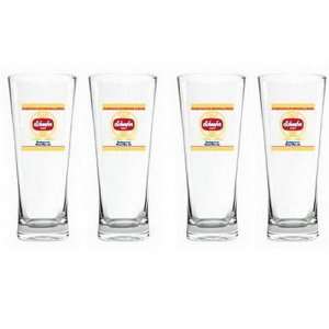 Licensed Schaefer Beer Flared Pilsner Glass Set