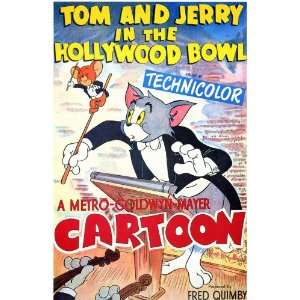 Tom and Jerry in the Hollywood Bowl Movie Poster (11 x 17 Inches 