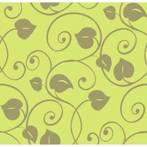    Green And Gray Contemporary Wallpaper WE70814