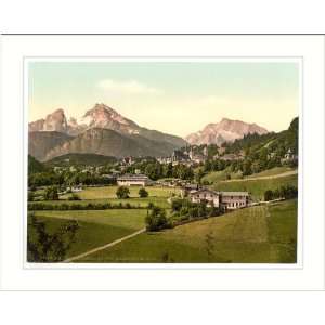 Berchtesgaden from Malerhugel Upper Bavaria Germany, c 