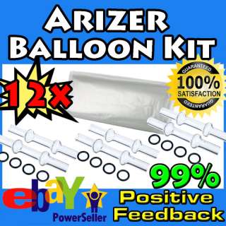 12x Arizer Extreme Q Vaporizer Extra Balloon Kit Bags  