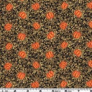 45 Wide Cover Story III Pumpkin Party Pumpkins Brown Fabric By The 