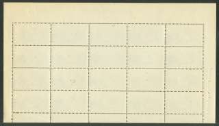 Japan 1952 BANDAI ASAHI PARK SET/4 SHEETS/20, MNH 154,000y+  