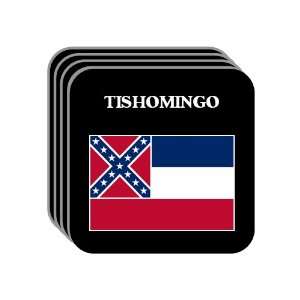  US State Flag   TISHOMINGO, Mississippi (MS) Set of 4 Mini 