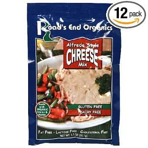 Roads End Organic Alfredo Cheese Mix, Gluten/Dairy Free, 1.1 Ounce 