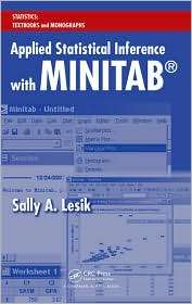   with MINITAB, (1420065831), Sally Lesik, Textbooks   