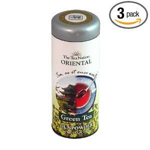 The Tea Nation Oriental Gunpowder Green Tea in Tall Tin   100g, 3.52 