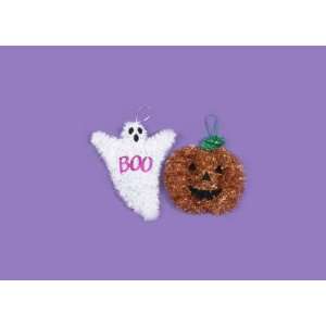  Halloween Tinsel Pumpkin And Ghost Case Pack 72   747480 