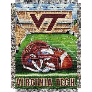  Virginia Tech Hokies 48x60 Home Field Advantage Tapestry 
