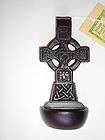 New Irish turf peat Holy Water Font Celtic Cross Irelan