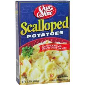 Shurfine Scalloped Potatoes   12 Pack  Grocery & Gourmet 