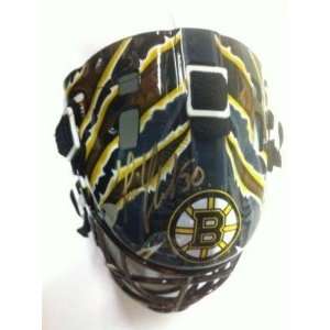 Tim Thomas Boston Bruins autographed mini goalie mask   Autographed 
