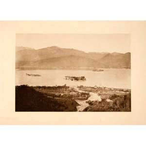   Lago Maggiore Lake Italy Verbania Stresa Art   Original Photogravure