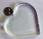 TIFFANY & CO ACRYLIC HEART PAPERWEIGHT 4 HIGH LOVELY