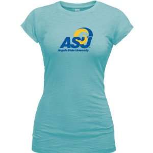 Angelo State Rams Sea Foam Womens Logo Vintage T Shirt  