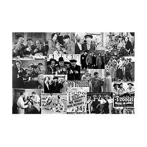  Thre Three Stooges poster Collage