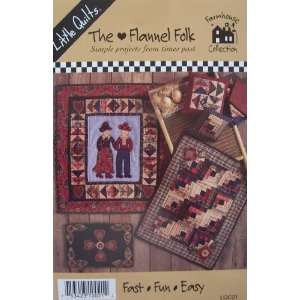  Quilts The Flannel Folk [ single pattern LQC21 ] Simple projects 