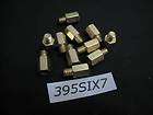 10x brass motherboard standoff 6 32 male x m3 female