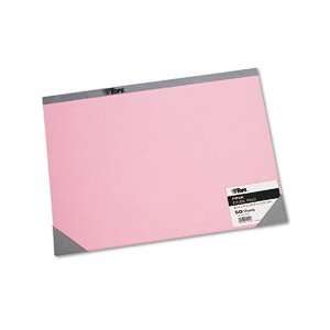  Desk Pad, Plain, 22 x 17, Pink.