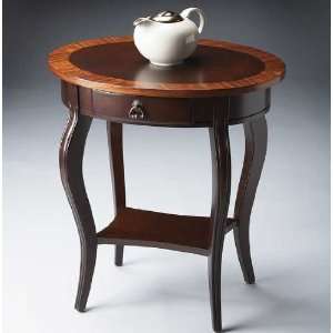   Butler Oval Accent Table Cherry Nouveau   0532211 Furniture & Decor