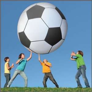 Ft Inflatable Giant Soccer Ball   Fun for All Ages  