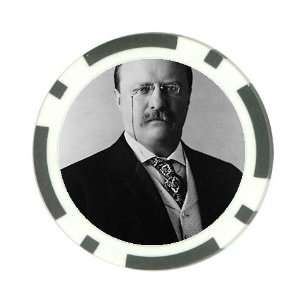  Teddy Theodore Roosevelt Poker Chip Card Guard Great Gift 