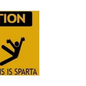  Caution Sparta Coffee Mug