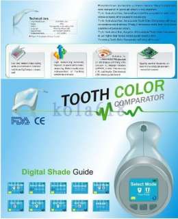 Dental digital Shade Guide Tooth Color Comparator sets  