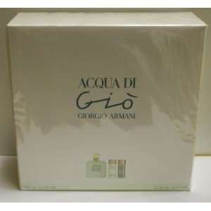 Acqua Di Gio By Giorgio Armani Set w/ EAU De Toilette Spray 100 Ml / 3 