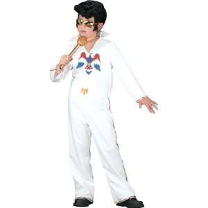  Elvis Child Wht Jumpsuit Lg