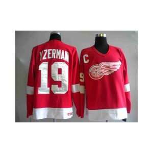   #19 NHL Detroit Red Wings Red Hockey Jersey Sz56