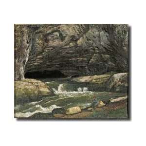  The Source Of The Loue Or La Grotte Sarrazine Giclee Print 