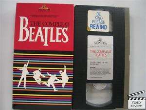 Beatles, The   The Compleat Beatles (VHS, 1982) 027616016638  