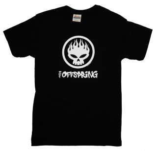 The Offspring Conspiracy Of One Skull Logo Rock Band Adult T Shirt Tee 