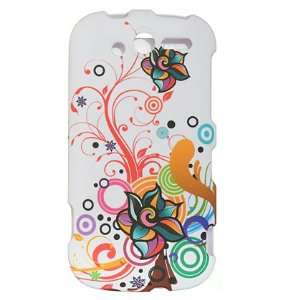  Autumn Flower 2pcs Rubber Touch Phone Protector Hard Cover 