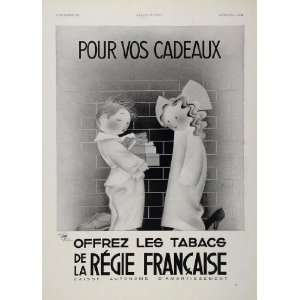   Francaise Tobacco Cigarettes Children Gifts Boxes   Original Print Ad