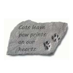  Cats Leave Paw Prints Stepping Stone Patio, Lawn & Garden