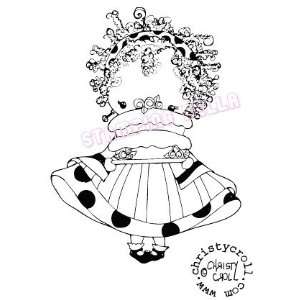  Izzie Has A Birfday Cake Unmounted Rubber Stamp (Stamping 