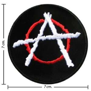  3pcs Punk Anarchy Music Band Logo Ii Embroidered Iron on 
