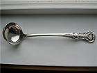 antique roberts & belk queens silver ladle spoon 7