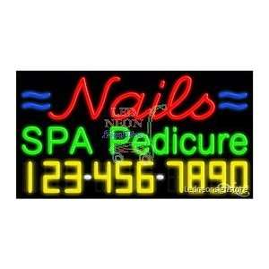  Nails Spa Pedicure Neon Sign