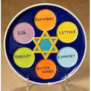 Ceramic bisque non firable seder plate 8 12 plate kit unpainted
