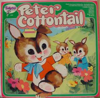 TINKERBELL RECORDS peter cottontail LP VG  