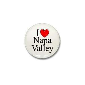  I Love Napa Valley Places Mini Button by  Patio 