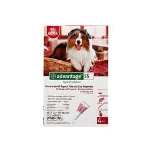  Advantage Topical Flea Treatment for Dogs 21 55 Pounds 