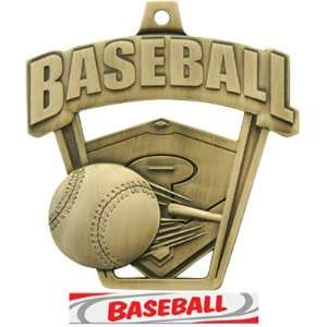   Prosport Custom Baseball Medals GOLD/DELUXE Custom Baseball RIBBON 2.5