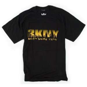  Bunker King BKNY Beat Down City   Mens T Shirt   Black 