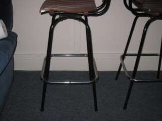   Century Modern Arthur Umanoff Slat Bench Chair Bar Stools Eames Era