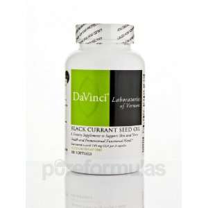  DaVinci Labs Black Currant Seed Oil 180 gel Capsules 
